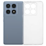 Xiaomi 14T Pro stötsäkert skal 1,5 mm tjockt genomskinligt TPU-mobilskal