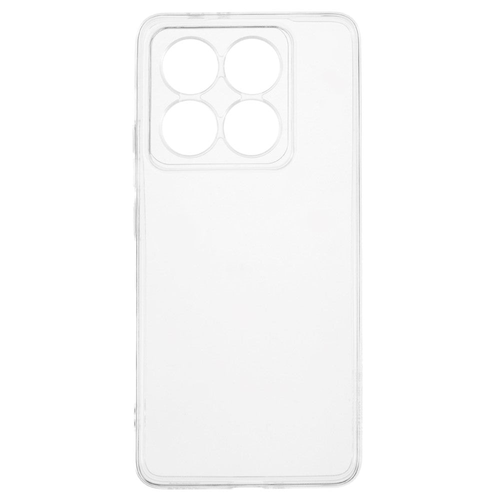 Xiaomi 14T Pro stötsäkert skal 1,5 mm tjockt genomskinligt TPU-mobilskal