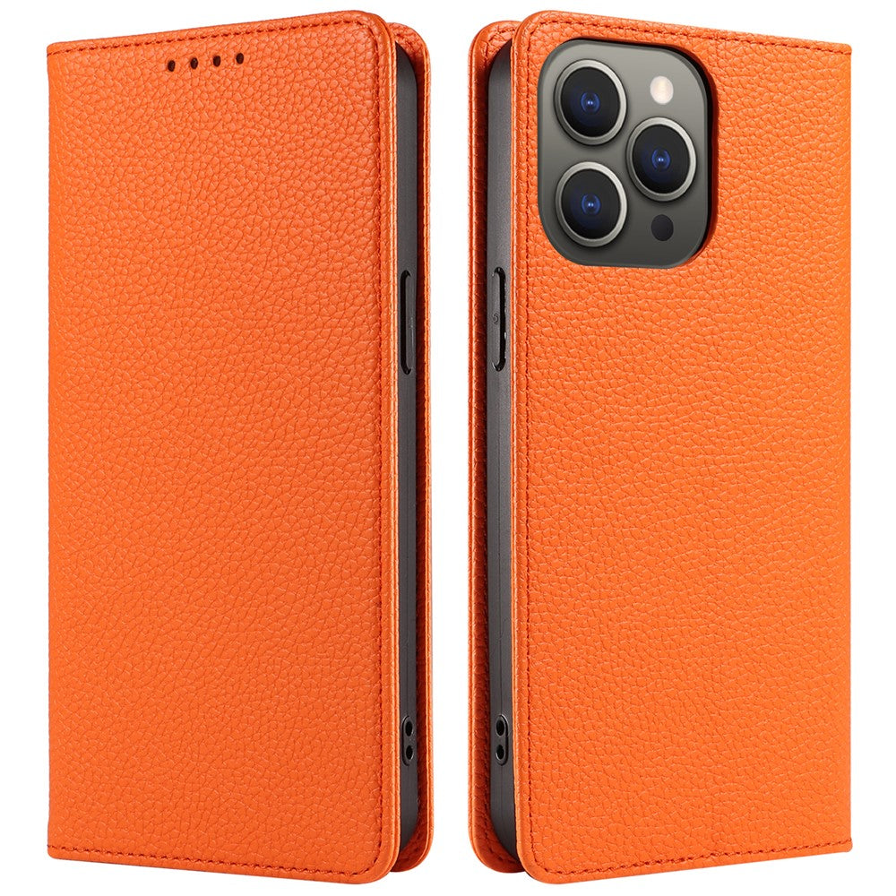 For iPhone 13 Pro Max Case RFID Blocking Strong Magnetic Leather Wallet Phone Cover