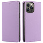 For iPhone 13 Pro Max Case RFID Blocking Strong Magnetic Leather Wallet Phone Cover