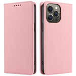 For iPhone 13 Pro Max Case RFID Blocking Strong Magnetic Leather Wallet Phone Cover