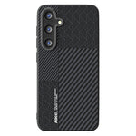 ABEEL For Samsung Galaxy S25+ Magnetic Case PC + TPU + Aluminum Alloy + PU Leather Slim Phone Back Cover