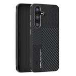 ABEEL For Samsung Galaxy S25+ Magnetic Case PC + TPU + Aluminum Alloy + PU Leather Slim Phone Back Cover