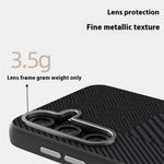 ABEEL For Samsung Galaxy S25+ Magnetic Case PC + TPU + Aluminum Alloy + PU Leather Slim Phone Back Cover