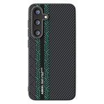 ABEEL For Samsung Galaxy S25+ Magnetic Case PC + TPU + Aluminum Alloy + PU Leather Slim Phone Back Cover