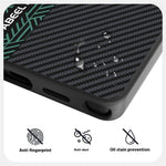 ABEEL För Samsung Galaxy S25 Ultra Magnetiskt Skal PC + TPU + Aluminiumlegering + PU Läder Slimmat mobilskal