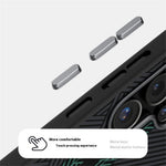 ABEEL För Samsung Galaxy S25 Ultra Magnetiskt Skal PC + TPU + Aluminiumlegering + PU Läder Slimmat mobilskal