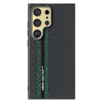 ABEEL slankt magnetisk cover til Samsung Galaxy S24 Ultra i PC + TPU + aluminiumslegering + PU-læder