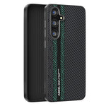ABEEL For Samsung Galaxy S24+ Magnetic Case PC + TPU + Aluminum Alloy + PU Leather Slim Phone Back Cover