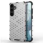 For Samsung Galaxy S25+ Case PC+TPU Phone Cover Honeycomb Shape