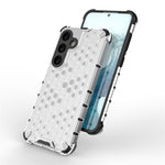 For Samsung Galaxy S25+ Case PC+TPU Phone Cover Honeycomb Shape