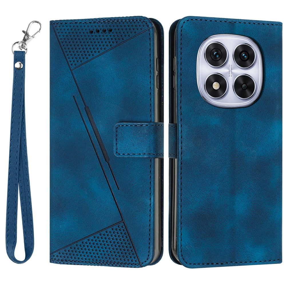For Xiaomi Redmi Note 14 Pro+ 5G / Note 14 Pro 5G / Poco X7 5G Case Handbag Imprinted Triangle Leather Phone Cover