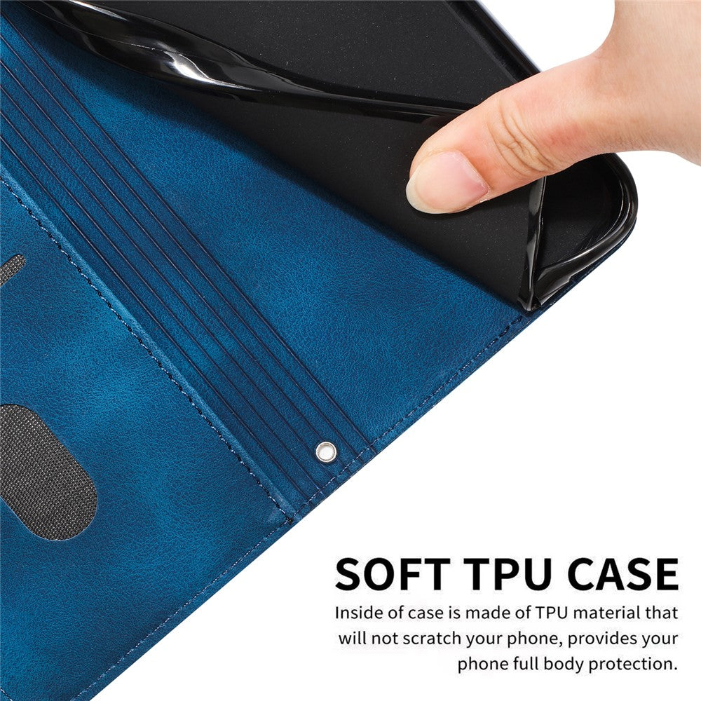 For Xiaomi Redmi Note 14 Pro+ 5G / Note 14 Pro 5G / Poco X7 5G Case Handbag Imprinted Triangle Leather Phone Cover