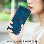 For Xiaomi Redmi Note 14 Pro+ 5G / Note 14 Pro 5G / Poco X7 5G Case Handbag Imprinted Triangle Leather Phone Cover