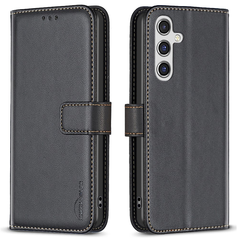 BINFEN COLOR BF17 For Samsung Galaxy A36 5G Case Wallet Folio Flip Leather Cover