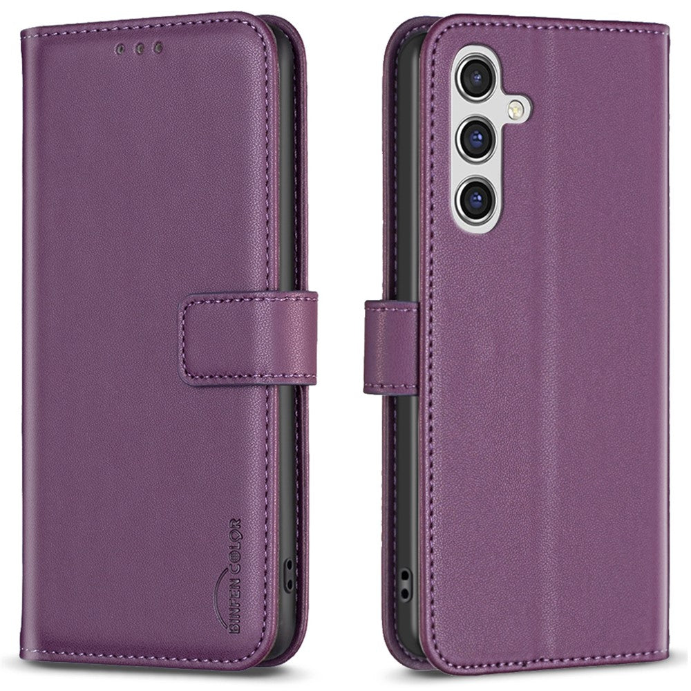BINFEN COLOR BF17 For Samsung Galaxy A36 5G Case Wallet Folio Flip Leather Cover