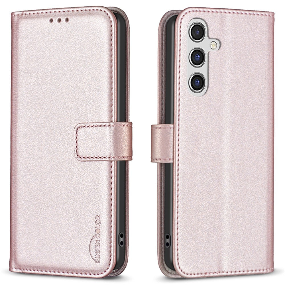 BINFEN COLOR BF17 For Samsung Galaxy A36 5G Case Wallet Folio Flip Leather Cover
