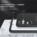 For Samsung Galaxy S25+ Case PC+TPU Phone Cover with Rotatable Ring Holder