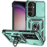 For Samsung Galaxy S25 Case PC + TPU Phone Cover Lens Ultimate Protection Kickstand