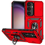 For Samsung Galaxy S25+ Case PC + TPU Phone Cover Lens Ultimate Protection Kickstand
