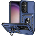 For Samsung Galaxy S25+ Case PC + TPU Phone Cover Lens Ultimate Protection Kickstand