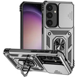 For Samsung Galaxy S25+ Case PC + TPU Phone Cover Lens Ultimate Protection Kickstand