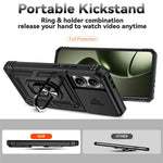 For Xiaomi 14T Case PC + TPU Phone Cover Lens Ultimate Protection Kickstand