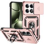 For Xiaomi 14T Case PC + TPU Phone Cover Lens Ultimate Protection Kickstand