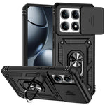 For Xiaomi 14T Pro Case PC + TPU Phone Cover Lens Ultimate Protection Kickstand