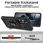 For Xiaomi 14T Pro Case PC + TPU Phone Cover Lens Ultimate Protection Kickstand