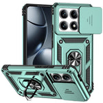 For Xiaomi 14T Pro Case PC + TPU Phone Cover Lens Ultimate Protection Kickstand