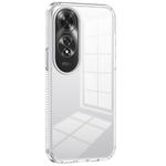 For Oppo A60 4G Clear Phone Case TPU+PC Anti-Slip Drop-Proof Back Cover