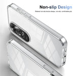 For Oppo A60 4G Clear Phone Case TPU+PC Anti-Slip Drop-Proof Back Cover
