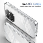 For Oppo A40 4G Clear Phone Case TPU+PC Anti-Slip Drop-Proof Back Cover