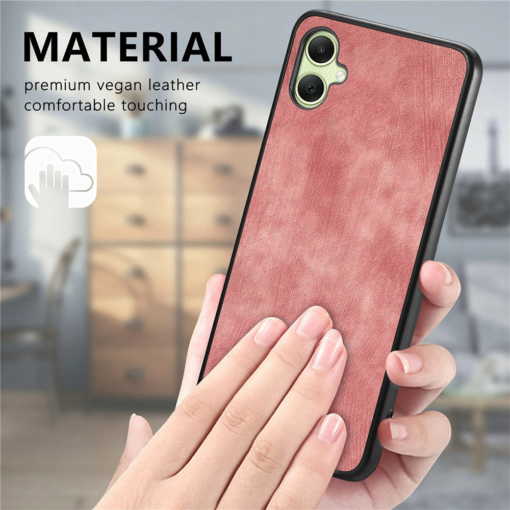 Til Samsung Galaxy A06 4G cover Retro læder + TPU stødsikkert beskyttende telefoncover