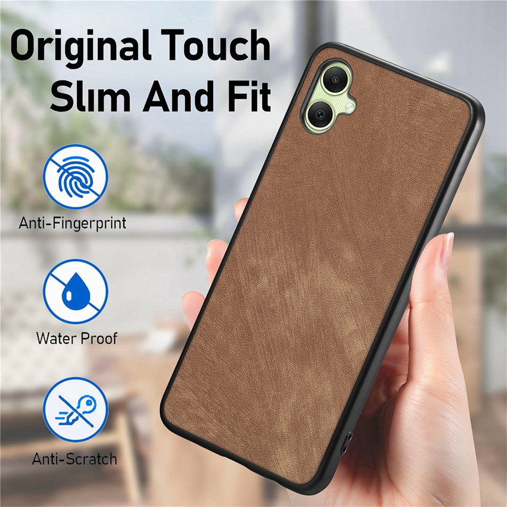 Til Samsung Galaxy A06 4G cover Retro læder + TPU stødsikkert beskyttende telefoncover