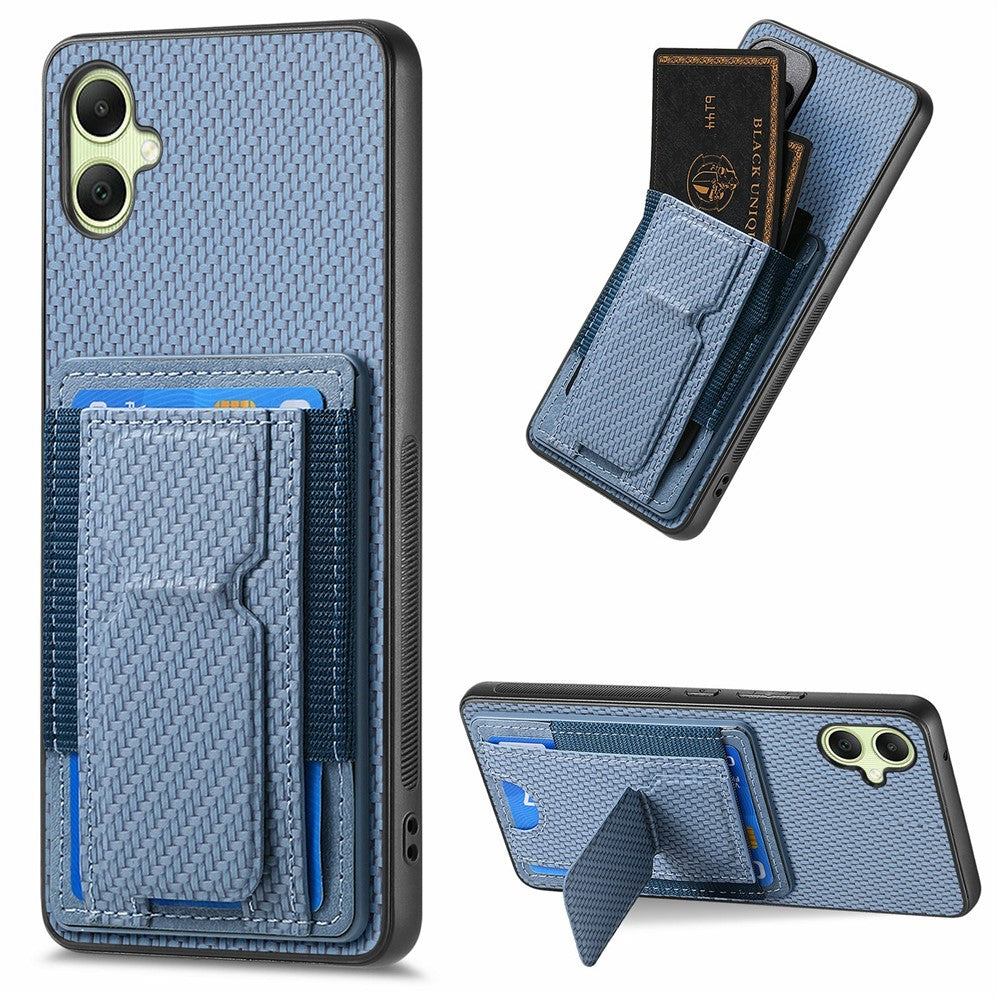 For Samsung Galaxy A06 4G Case Kickstand Card Holder Leather Back Cover