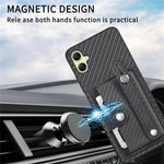 For Samsung Galaxy A06 4G Case Wristband Anti-Drop Leather Back Cover Card Holder
