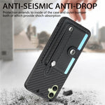 For Samsung Galaxy A06 4G Case Wristband Anti-Drop Leather Back Cover Card Holder