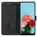 For Xiaomi Redmi Note 14 Pro+ 5G / Note 14 Pro 5G / Poco X7 5G Case Imprinted Lines Leather Phone Cover Folding Stand