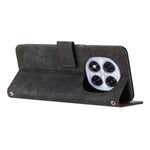 For Xiaomi Redmi Note 14 Pro+ 5G / Note 14 Pro 5G / Poco X7 5G Case Imprinted Lines Leather Phone Cover Folding Stand