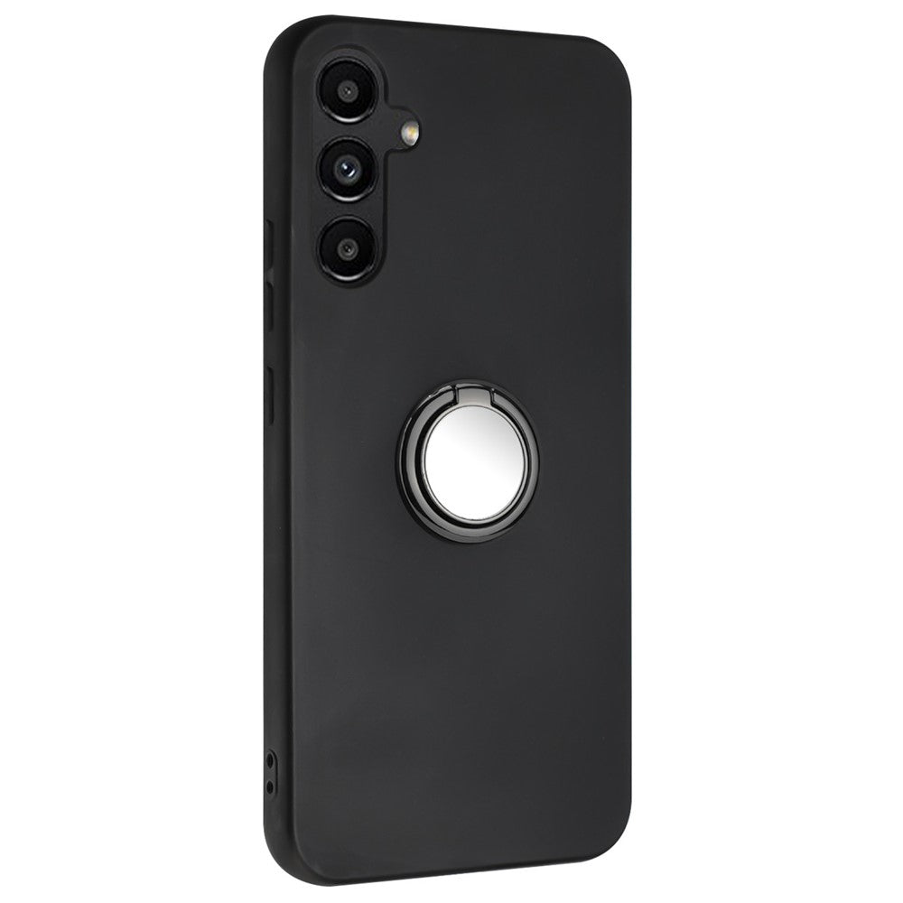 For Samsung Galaxy A37 5G / A36 5G Matte Case Ring Kickstand Soft TPU Phone Cover