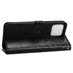 Til Honor X8 4G 4G Fuldt dækkende PU Læder Telefoncover Prikket Mønster Præget Pung Stand Magnetisk Telefoncover med Rem