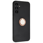 For Samsung Galaxy S25 Matte Case Ring Kickstand Soft TPU Phone Cover