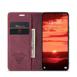 CASEME For Xiaomi 14T Case  013 Series Card Holder Stand Leather Phone Cover