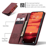 CASEME For Xiaomi 14T Case  013 Series Card Holder Stand Leather Phone Cover