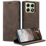 CASEME For Xiaomi 14T Case  013 Series Card Holder Stand Leather Phone Cover