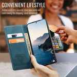 CASEME For Xiaomi 14T Pro Case  013 Series Card Holder Stand Leather Phone Cover
