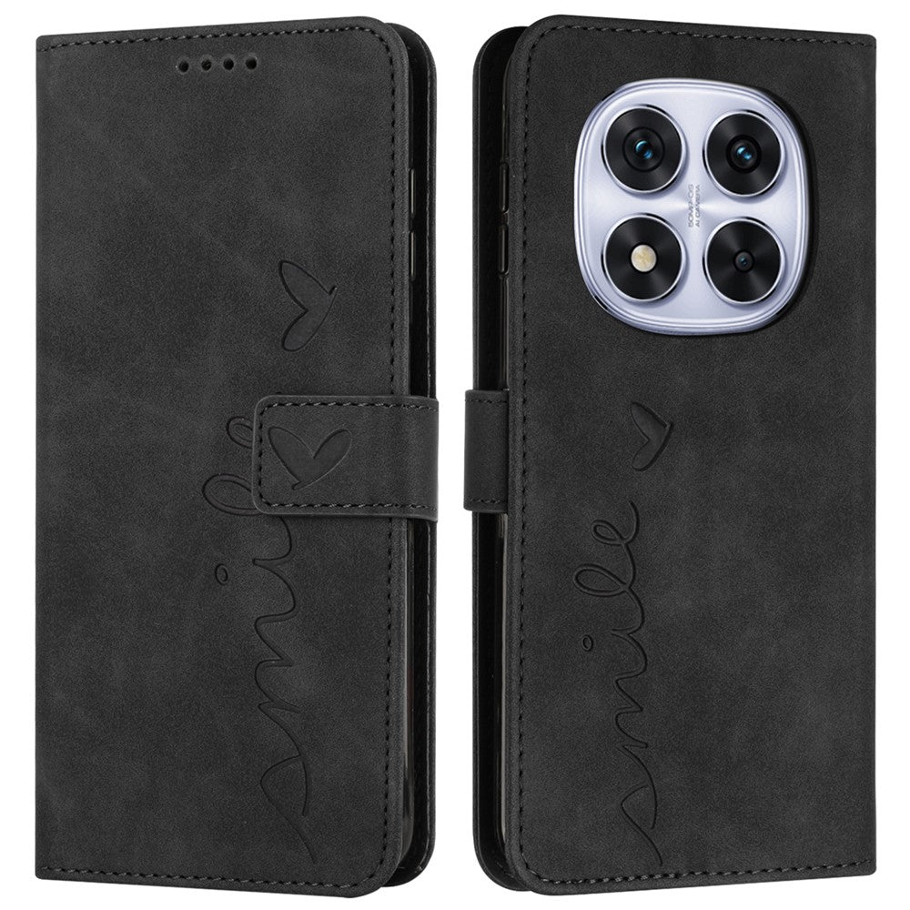 For Xiaomi Redmi Note 14 Pro+ 5G / Note 14 Pro 5G / Poco X7 5G Case Viewing Stand PU Leather Phone Cover Imprinted Pattern