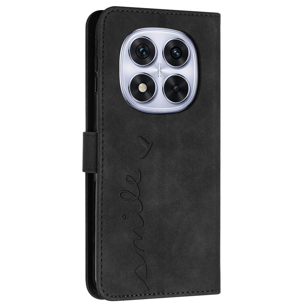 For Xiaomi Redmi Note 14 Pro+ 5G / Note 14 Pro 5G / Poco X7 5G Case Viewing Stand PU Leather Phone Cover Imprinted Pattern